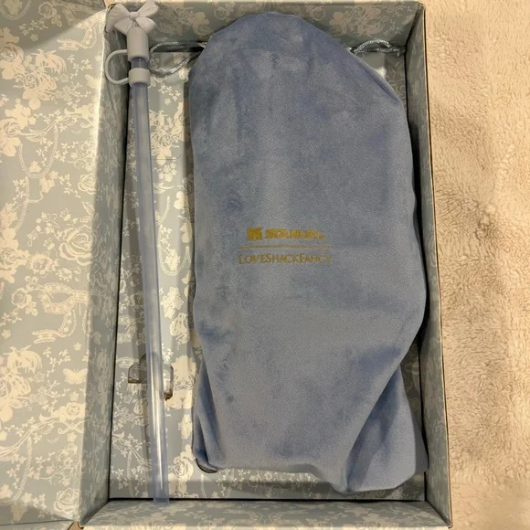 Stanley Love Shack Fancy 40oz Tumbler Toscana Toile Alpine Blue Cup - Picture 3 of 6